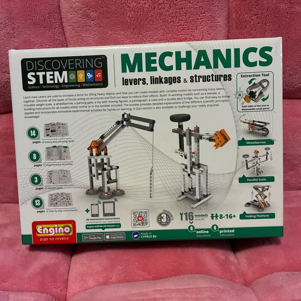Discovering STEM Mechanics Kit - Green and Orange